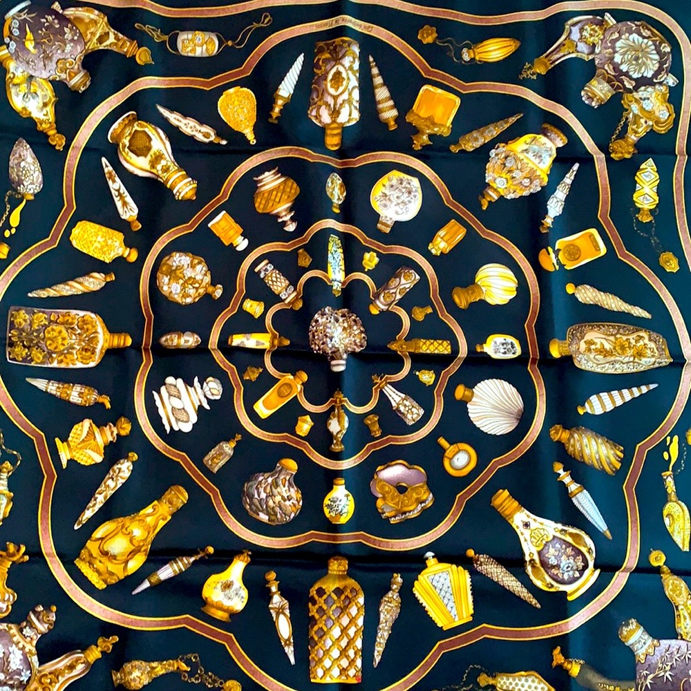 Vintage Hermès Silk Scarf Authentic